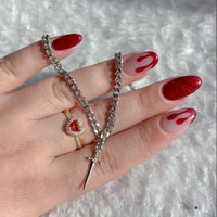 Heart And Steel Bracelet